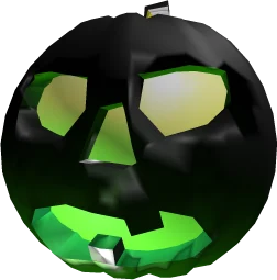 Eerie Pumpkin Head