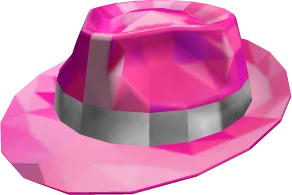 Pink Sparkle Time Fedora
