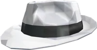 White Sparkle Time Fedora