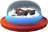 Winter Lodge Snowglobe