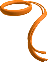 Orange Ninja Headband of All Earth's Fire