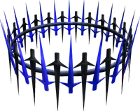 Dark Cerulean Crown of Ozymandias