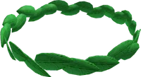 Green Laurel Wreath