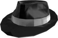 Black Sparkle Time Fedora