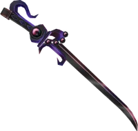 Ornate Back Katana of Illusion