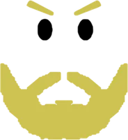 Daring Blonde Beard Face
