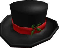 Holly Jolly Top Hat
