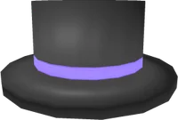 BIG: Purple Banded Top Hat