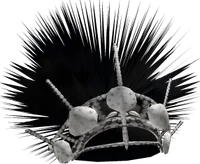 Gucci Feather and Crystals Headpiece