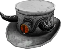 Crimson Catseye Top Hat